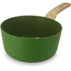 Image de MENASTYL - Casserole 18cm Colorama olive - En Aluminium - Revêtement antiadhésif en céramique - Tous feux dont induction