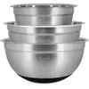 Image de MENASTYL - Set 3 bols à mélanger en acier inoxydable anti-derapant - 5014115