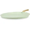 Image de MENASTYL - Galétière 32cm avec revêtement antiadhésif céramique (Sans PFAS/Sans PTFE) tous feux dont induction - En Aluminium - Gamme Colorama - Céladon - 6020811