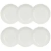 Image de NOVASTYL - Lot 6 assiettes creuses metropolitan 21cm en porcelaine blanche - 2614367