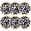 Image de NOVASTYL - Lot 6 coupelles héraclée 500ml en grès décor bleu - 2614308