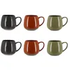 Image de NOVASTYL - Lot 6 mugs terra 40cl en grès 3 couleurs assorties - 2414125
