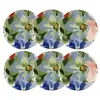 Image de NOVASTYL - Lot 6 assiettes plates floralux 26cm en porcelaine - 2614437