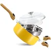 Image de MENASTYL - Set culinaire multi-usages amovible Safran 28cm en aluminium - Ustensile tout-en-un compatible tous feux et lave-vaisselle - Revêtement en céramique - 6020896