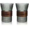 Image de OGO LIVING - Lot de 2 tasses karl 250ml en verre borosilicate graphite - 7912196