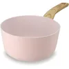 Image de MENASTYL - Casserole 18cm avec revêtement antiadhésif céramique (Sans PFAS/Sans PTFE) tous feux dont induction - En Aluminium - Gamme Colorama - Rose - 6020924