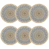 Image de NOVASTYL - Lot 6 assiettes desserts byzance 20cm en porcelaine - 2614657