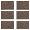 Image de NOVASTYL - Lot 6 Sets de Table Tissage 45x30cm Marron - 5014035