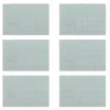 Image de NOVASTYL - Lot 6 Sets de Table tissé 45x30cm en PVC Bleu - 5014095