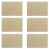 Image de NOVASTYL - Lot6 Set de Table Ourlet 45x30cm en Jute Naturel avec Contour Gris - 5014041