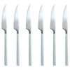 Image de NOVASTYL - Lot 6 couteaux de table colorama 23.5cm en acier inoxydable gris - 5014138