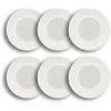 Image de OGO LIVING - Lot 6 assiettes plates urus 31cm en porcelaine bleu et blanc - 2614720
