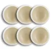 Image de OGO LIVING - Lot 6 bols urus 10cm en porcelaine beige et blanc - 2614735