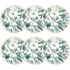 Image de NOVASTYL - Lot 6 assiettes plates botanic 27cm en porcelaine - 2614765