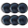Image de OGO LIVING - Lot 6 assiettes dessert costa 21cm en grès bleu - 2614771