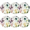 Image de NOVASTYL - Lot6 assiettes calottes aquarelle 21cm en porcelaine - 2614742