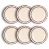 Image de NOVASTYL - Lot 6 assiettes creuses amatxi 21cm en faience blanc - 2614791