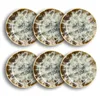 Image de NOVASTYL - Lot 6 assiettes grande calotte maka porcelaine 26cm - 2614633