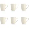 Image de OGO LIVING - Lot de 6 mugs snowstack 33cl en grès blanc mat - 2414186