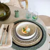 Image de Novastyl - 6 Coupelles Jade 600Ml En Grès Beige Et Vert OS
