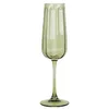 Image de NOVASTYL - Lot de 4 flutes riviera 24cl en verre vert - 1605435