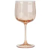 Image de NOVASTYL - Lot de 4 verres à pied riviera 49cl en verre orange - 1605441