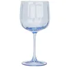 Image de NOVASTYL - Lot de 4 verres à pied riviera 49cl en verre bleu - 1605446