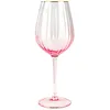 Image de NOVASTYL - Lot de 4 verres à pied gatsby 57.5cl en verre rose - 1605450