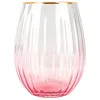 Image de NOVASTYL - Lot de 4 gobelets gatsby 59cl en verre rose - 1605452