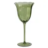 Image de NOVASTYL - Lot de 4 verres à pied eden 48.5cl en verre vert - 1605462