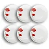 Image de NOVASTYL - Lot 6 assiettes plates coquelicot 27cm en porcelaine - 2614925