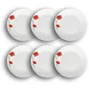 Image de NOVASTYL - Lot 6 assiettes creuses 20.5cm coquelicot en porcelaine - 2614926