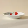 Image de Novastyl - 6 Assiettes Creuses 20.5Cm Coquelicot En Porcelaine OS
