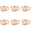 Image de NOVASTYL - Lot 6 jumbo marguerite 45cl en grès terracotta - 2414222