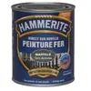 Image de Peinture fer extérieur direct sur rouille gris ardoise martelé Hammerite 0.75 L