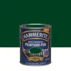 Image de Peinture extérieure métal direct sur rouille Hammerite brillant laqué vert buisson 0,75L