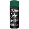 Image de Julien Peinture Aérosol Intérieure et Extérieure Color Touch en Phase Aqueuse - Vert Basque Brillant - 400ml
