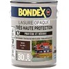 Image de BONDEX Lasure Opaque Très Haute Protection Extérieur Brun Ral 8011 5 L | Lasure Bois Très Longue Durée, Très Haute Protection, Formule Antifongique, Bondex, Expert du Bois, Extérieur, Satin