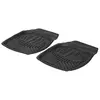 Image de DBS - Tapis de Sol - Voiture/Auto - 2 Pièces - Avant - Caoutchouc - Universel - Lavable, Noir, Norme
