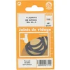 Image de Joint de culot de siphon Gripp - Diamètre Extérieur : 38 mm - Intérieur : 30 mm - Vendu par 4