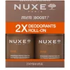 Image de Nuxe Déodorant pour homme Duo 24H 2 × 50 ml, fraîcheur durable et protection contre les odeurs, sans marques ni taches, formule à séchage rapide avec parfum boisé et épicé, convient à tous les types