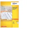 Image de Avery DP165 - Papier - adhésif permanent - blanc - 35 x 105 mm 1600 étiquette(s) (100 feuille(s) x 16 étiquettes en occasion ou reconditionné