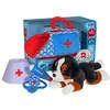 Image de GIPSY TOYS - Yago mon chiot en peluche à soigner avec 4 accessoires inclus, jouet vétérinaire dès 18 mois