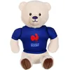 Image de Gipsy Toys - Peluche Ours Fédération Française de Rugby (FFR)   Peluche Officielle sous Licence - 15 cm Assis   Beige Bleu Marine