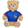 Image de Peluche Ours FFF - GIPSY TOYS - Maillot 15 cm
