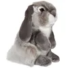 Image de Gipsy Toys - Lapin Bélier - Peluche - 18 cm - Gris