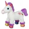 Image de Gipsy Toys - Peluche Licorne sonore Lica Bella 22 cm Blanche et Violet - Boitier Piles Amovible - Peluche Lavable pour Enfants - Existe en 5 Coloris différents - 071609