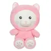 Image de Peluche Chat Hoody Pets - GIPSY TOYS - Rose 24 cm