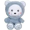 Image de Peluche Ours Hoody Pets - GIPSY TOYS - Bleu 24 cm