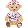 Image de Peluche - GIPSY TOYS - Tour De France - OURS MAILLOT A POIS 15 CM